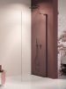 New Trendy Nesta Black kabina Walk-In 120x200 cm wspornik kątowy szkło przejrzyste K-1727-WL